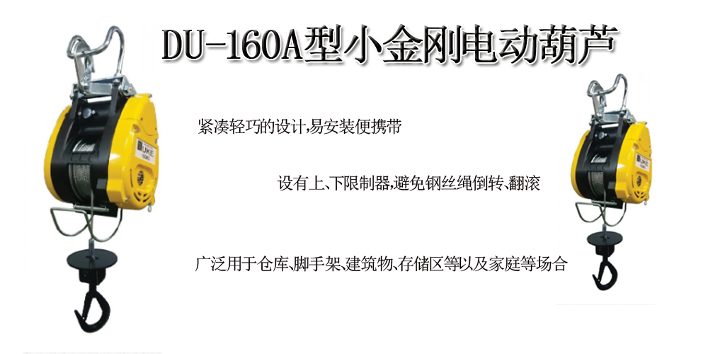 DU-160A型小金刚电动葫芦 DU-160A型小金刚电动葫芦