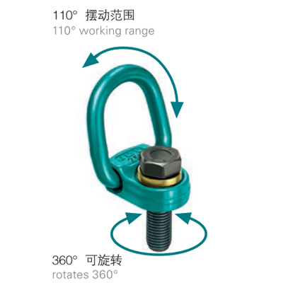 德国JDT FP扁平式旋转吊点